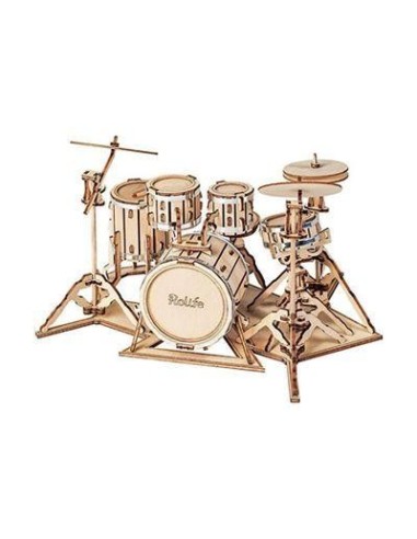 Puzzle 3D de madera Robotime Batería Rol