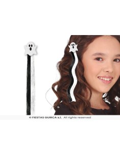 Mechon fantasma blanco y negro 40 cm