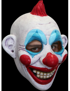 Máscara de Payaso Latex Mechon Rojo