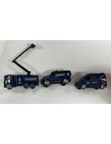 Set de vehículos Policía Nacional