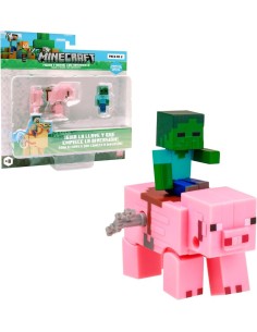 Minecraft Figura Y Animal Con Movimiento