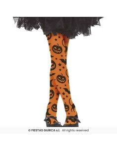 Pantys halloween naranja 3-6 años
