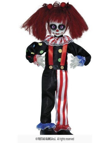 Colgante payasita terror 40 cms