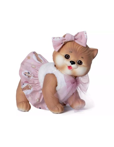 Muñeco Gatito Marrón de 23 cm con Chalec