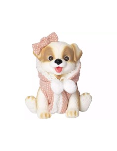Muñeco Perrito Marrón y Beige de 23 cm c 2