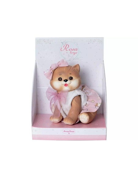 Muñeco Gatito Marrón de 23 cm con Chalec