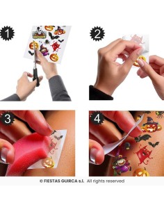 TATUAJES INFANTILES HALLOWEEN COLORIDOS 2