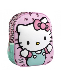 Mochila Infantil 3D Hello Kitty Rosa 2