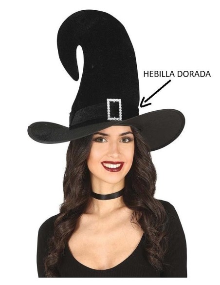 Originales Sombrero Bruja Elegante negro
