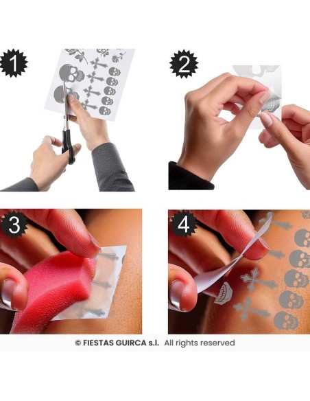 Tatuajes Goticos en plateado