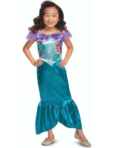 Disfraz Sirenita Ariel Disney 4-6 años