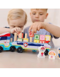 Paw Patrol Camión de Bloques ABC de Made 2