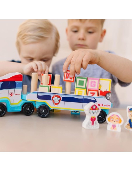 Paw Patrol Camión de Bloques ABC de Made