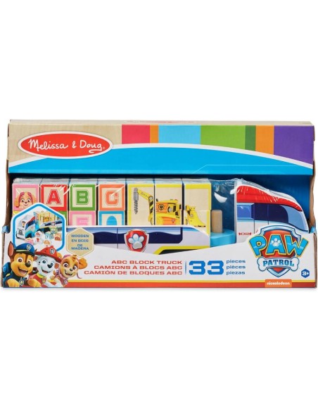 Paw Patrol Camión de Bloques ABC de Made