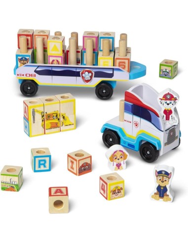 Paw Patrol Camión de Bloques ABC de Made