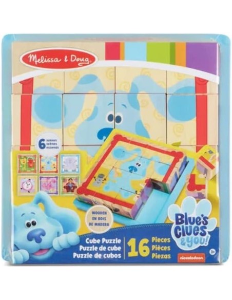 Puzzle de Cubos de Madera Blue´s 