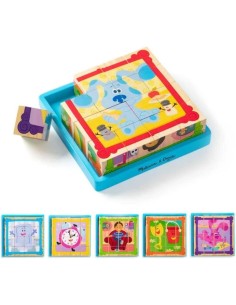 Puzzle de Cubos de Madera Blue´s  2