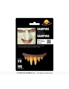 Colmillos amarillos vampiro