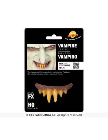 Colmillos amarillos vampiro