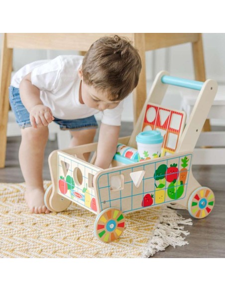 Carrito de la Compra de Madera