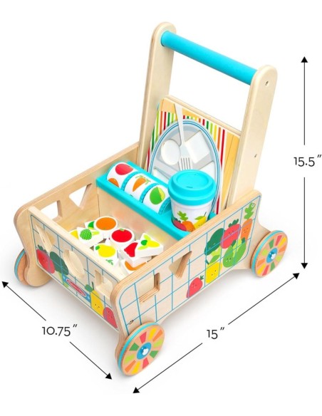 Carrito de la Compra de Madera