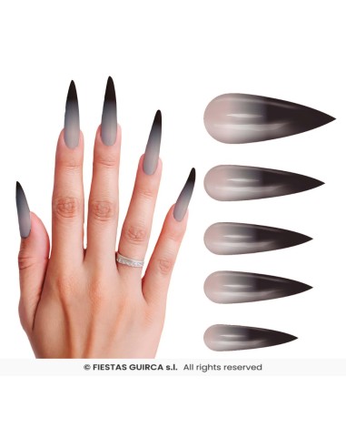uñas postizas largas gotica