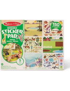  Bloc de Pegatinas Infantiles Hábitats, 