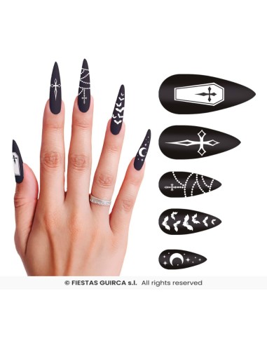 UÑAS POSTIZAS PARA VAMPIRA