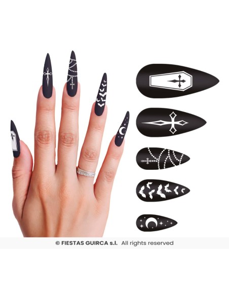 UÑAS POSTIZAS PARA VAMPIRA