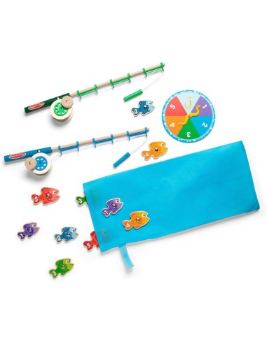 Juego De Pesca De Madera para Capturar Y