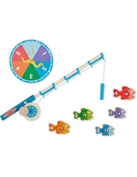 Juego De Pesca De Madera para Capturar Y