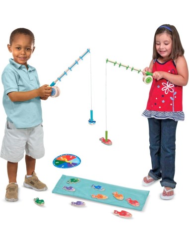 Juego De Pesca De Madera para Capturar Y