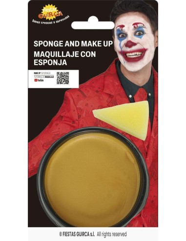 maquillaje con esponja oro