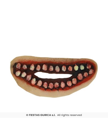 Cicatriz boca con cinta adhesivo 15cm 