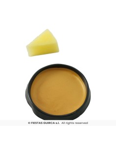 maquillaje con esponja oro 2