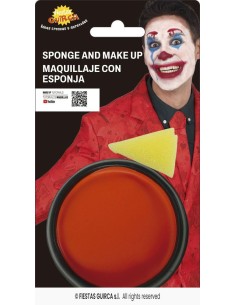 maquillaje con esponja Naranja