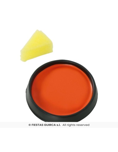 maquillaje con esponja Naranja