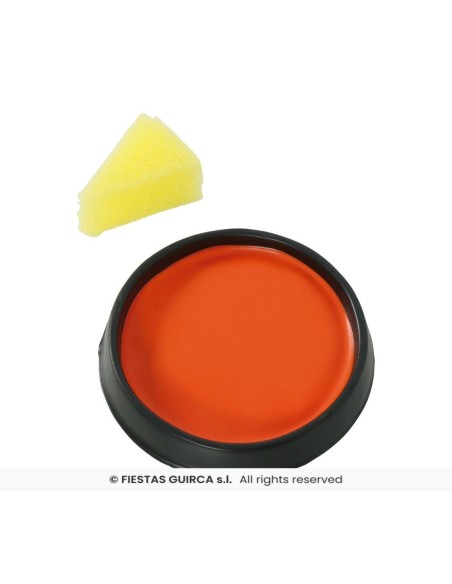 maquillaje con esponja Naranja
