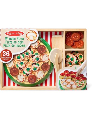 Pizza De Madera, Alimentos de Madera, Ju