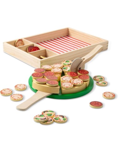 Pizza De Madera, Alimentos de Madera, Ju