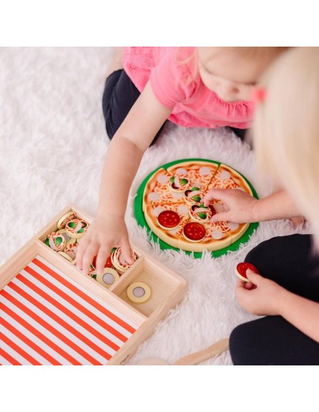 Pizza De Madera, Alimentos de Madera, Ju
