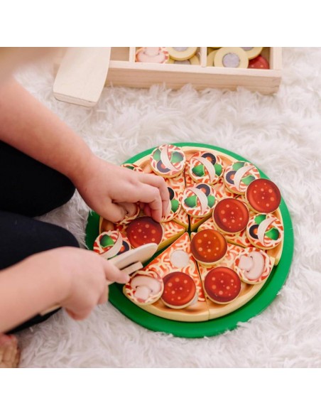 Pizza De Madera, Alimentos de Madera, Ju