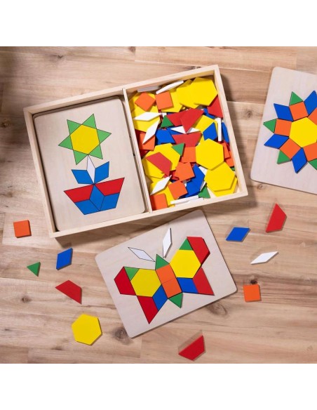  Bloques Y Tableros Con Diseños , Juguet