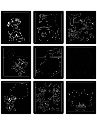 Paw Patrol Scratch Art Asst SURTIDO 
