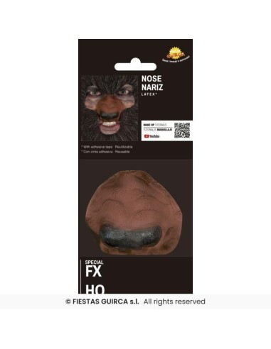 Nariz hombre lobo latex