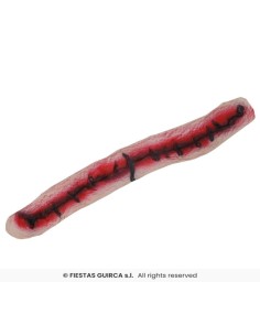 Cicatriz cosida cuello con adhesivo 2