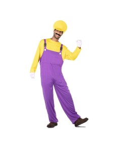 DISFRAZ FONTANERO AMARILLO WARIO T-ML