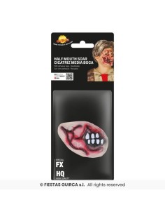 Cicatriz media boca latex 2