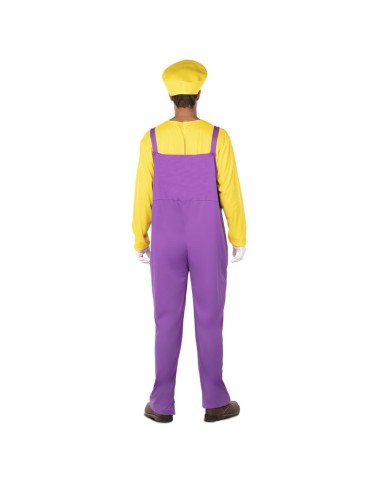 DISFRAZ FONTANERO AMARILLO WARIO T-ML