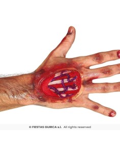 Cicatriz tendones mano 10 cms, latex